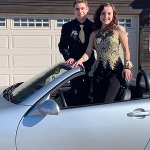 Prom dress only worn once and very comfortable.